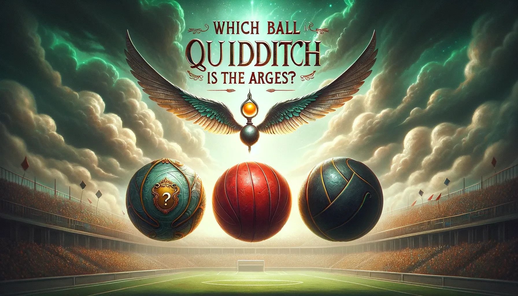 Which Ball in Quidditch is the Largest