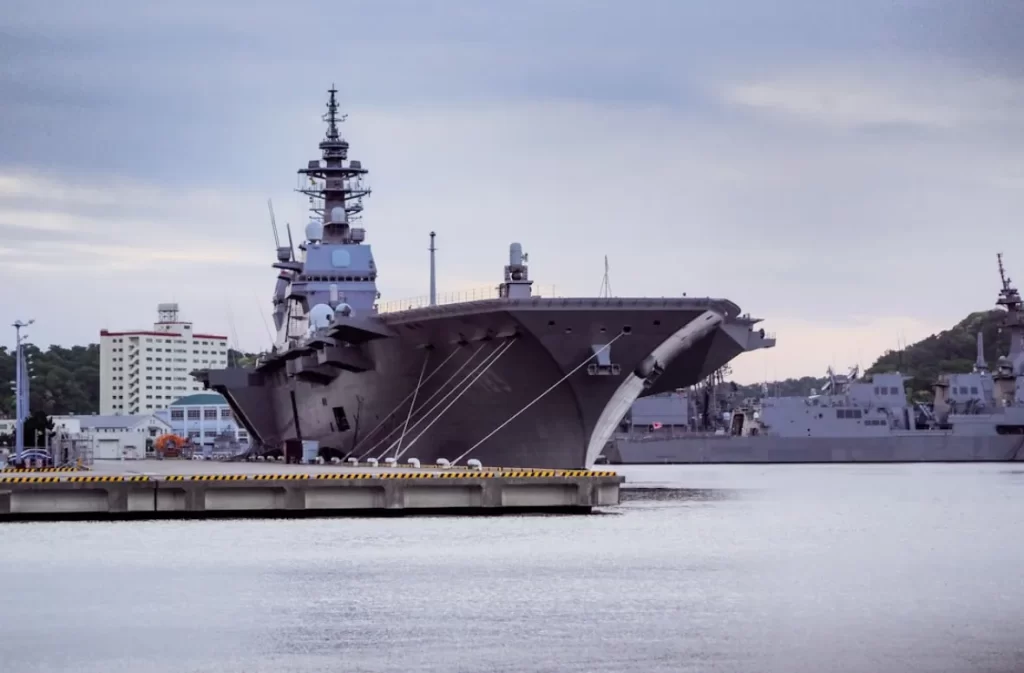 1430 military time - Warship moored at a military harbor