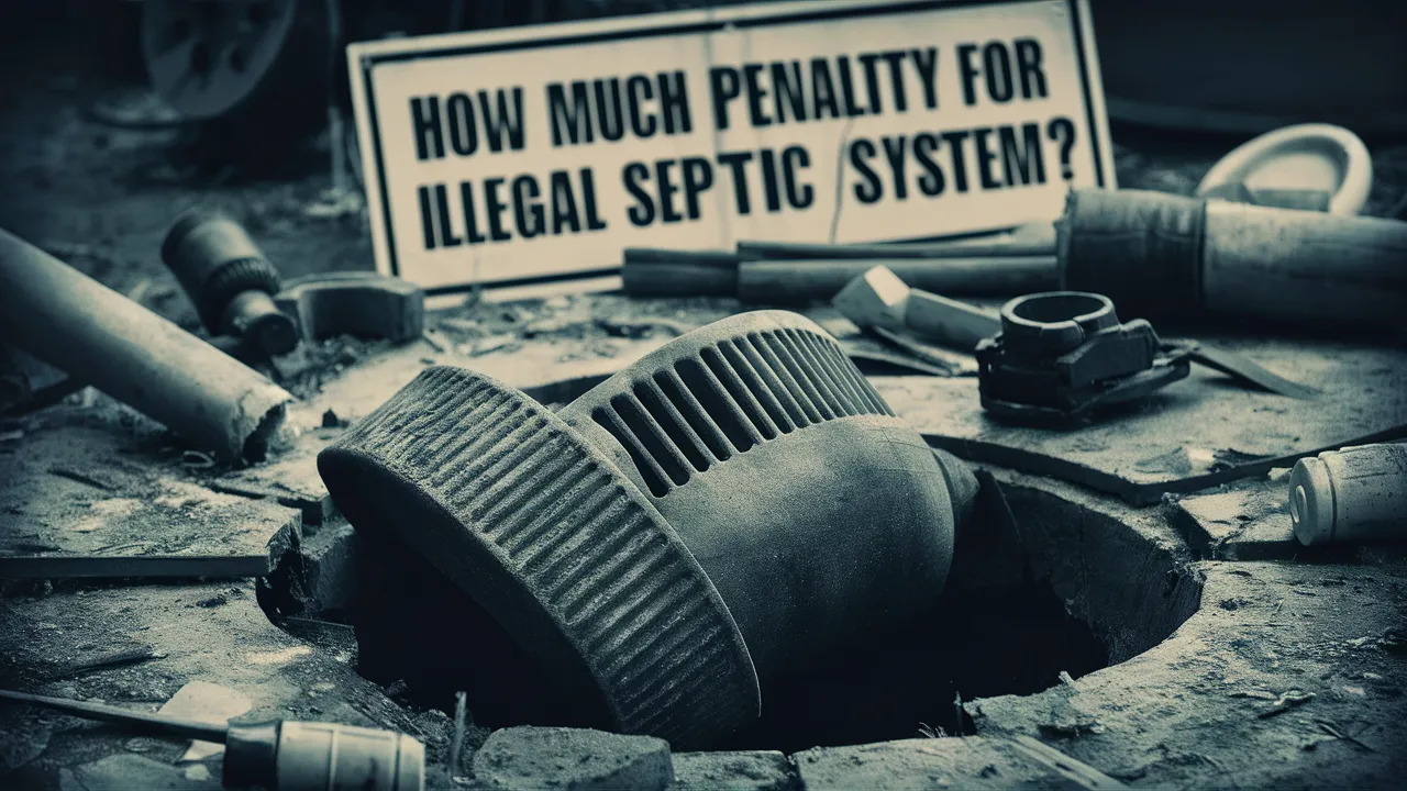 How Much Penalty For Illegal Septic System?