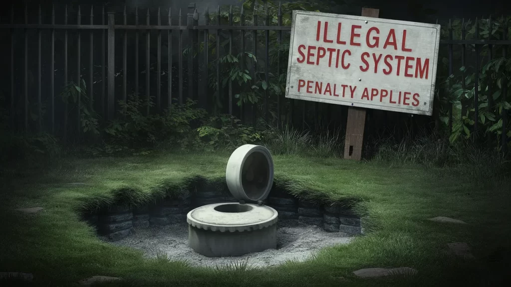 How Much Penalty For Illegal Septic System