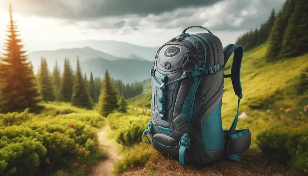 Osprey Tempest 20 backpack in an outdoor hiking environment