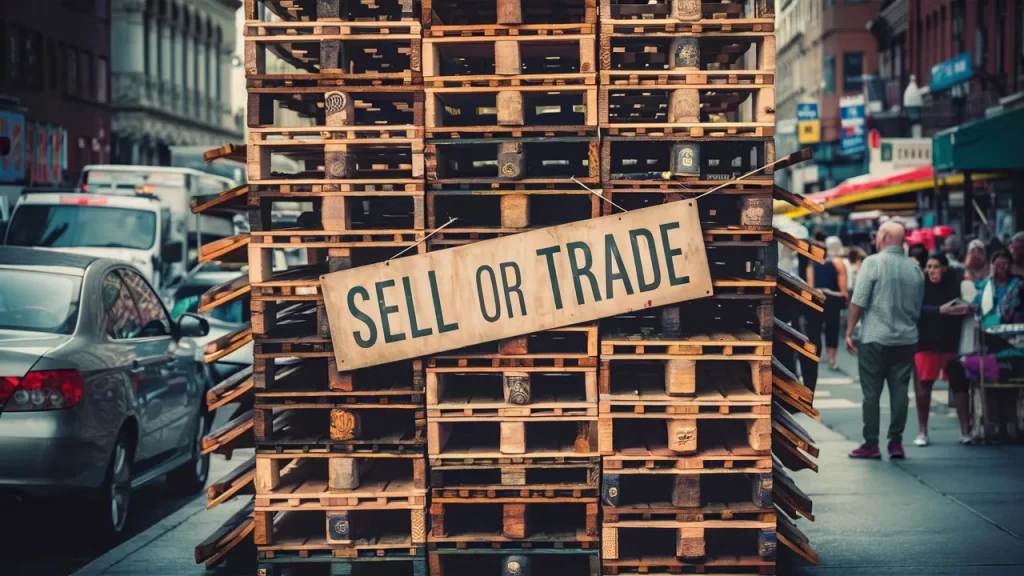 Sell or Trade the Wooden Pallets