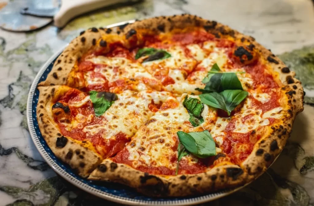 Classic Margherita pizza for a cozy Pizza Night.