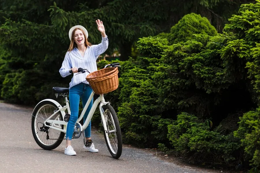 Bicycle with Basket