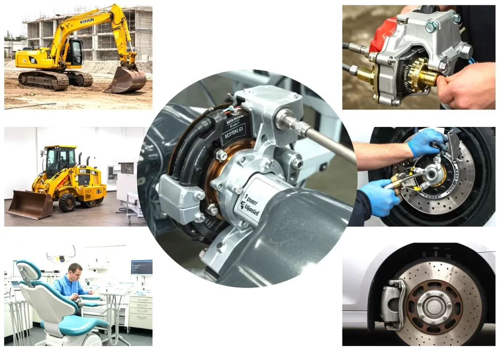 Applications of hydraulic systems in vehicles and medical equipment.