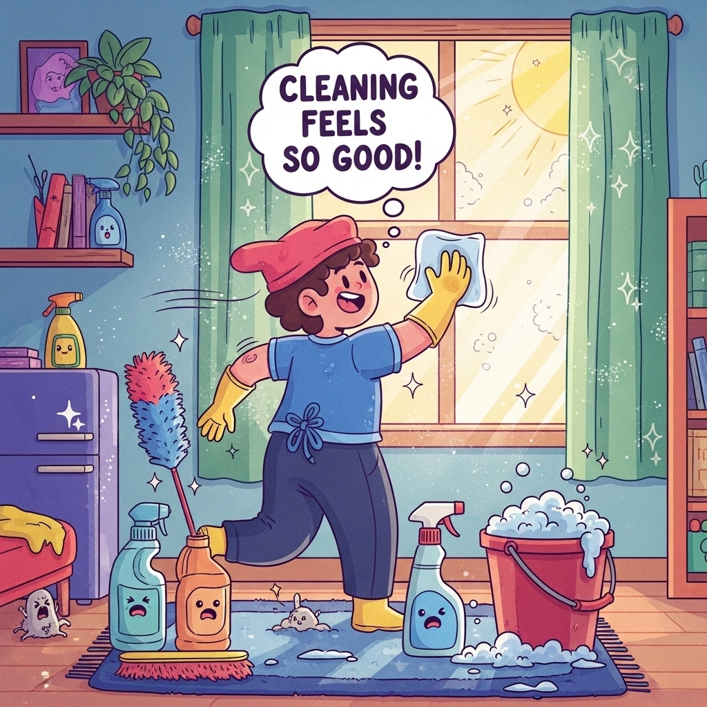 The Real Reason Cleaning Feels So Good: It’s About Energy, Not Perfection