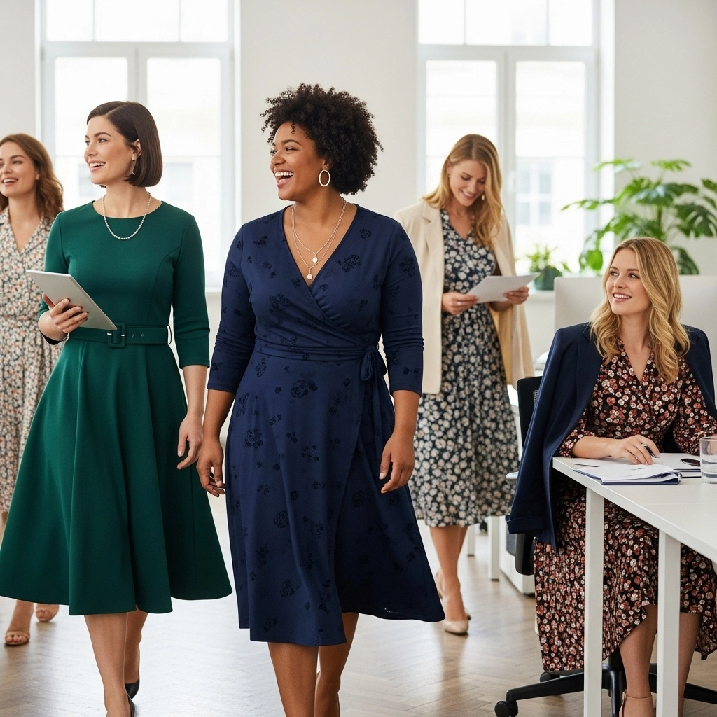 Styling Plus Size Dresses for Work Without the Stress
