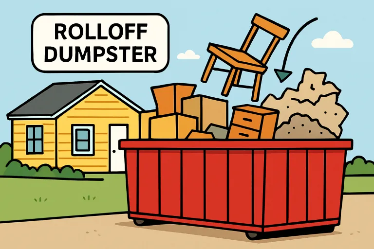 Decluttering Made Easy: When and Why to Use a Roll-Off Dumpster
