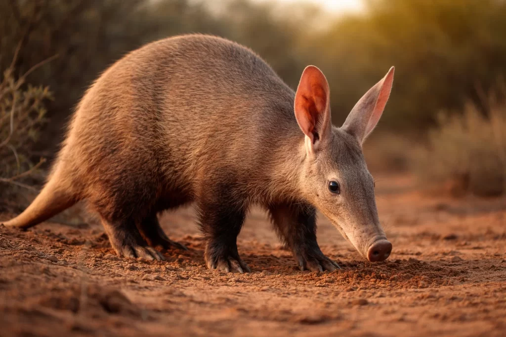 Top 10 Nocturnal Animals in the Kalahari Desert 7 Aardvark (Orycteropus afer)
