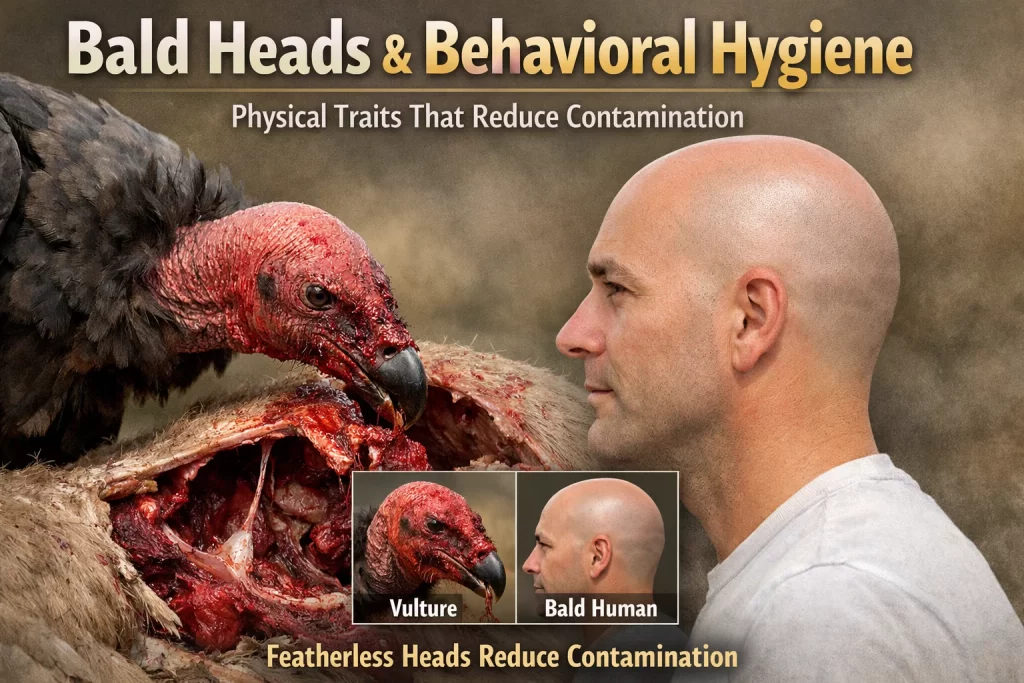Scavenger health: Why vultures don't get sick from eating decayed meat 4 Bald Heads and Behavioral Hygiene