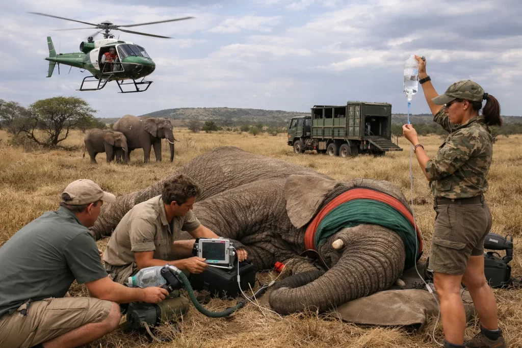 Successful Elephant Relocation Programs in Southern Africa 5 How Elephant Relocation Programs Work