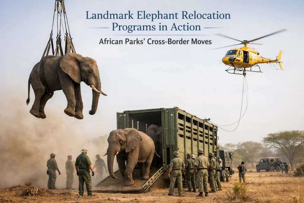 Successful Elephant Relocation Programs in Southern Africa 4 Landmark Elephant Relocation Programs in Action