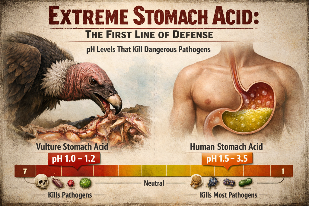 Scavenger health: Why vultures don't get sick from eating decayed meat 2 Scavenger health