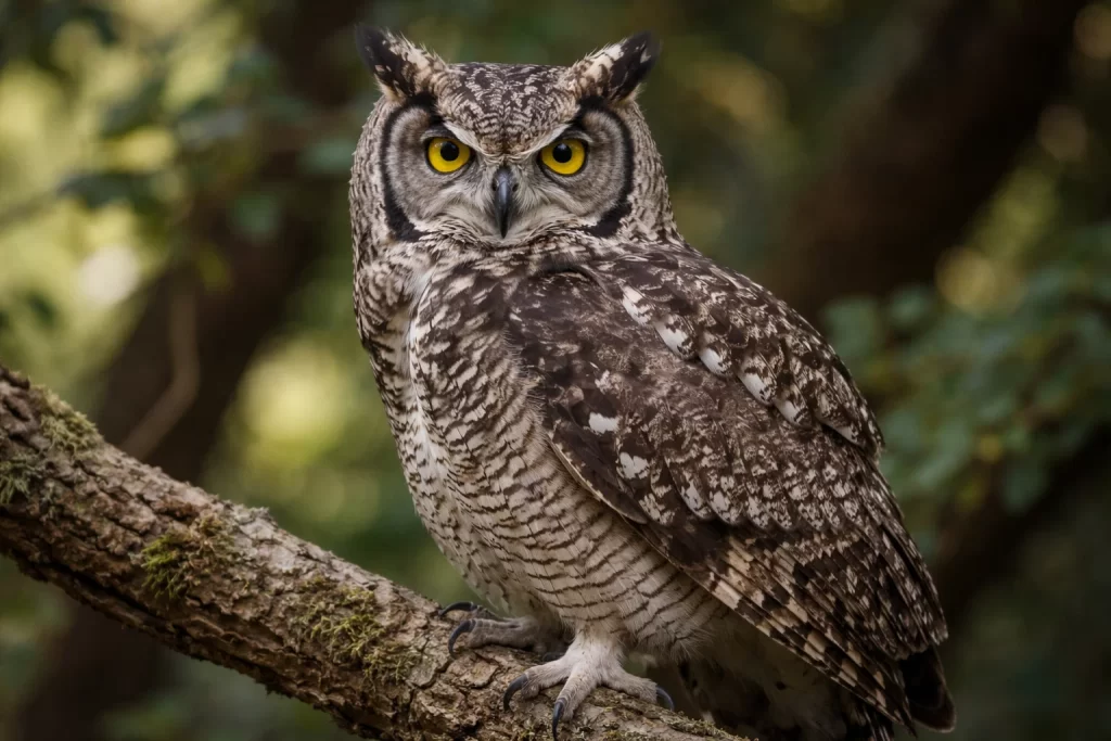 Top 10 Nocturnal Animals in the Kalahari Desert 11 Spotted Eagle-Owl (Bubo africanus)