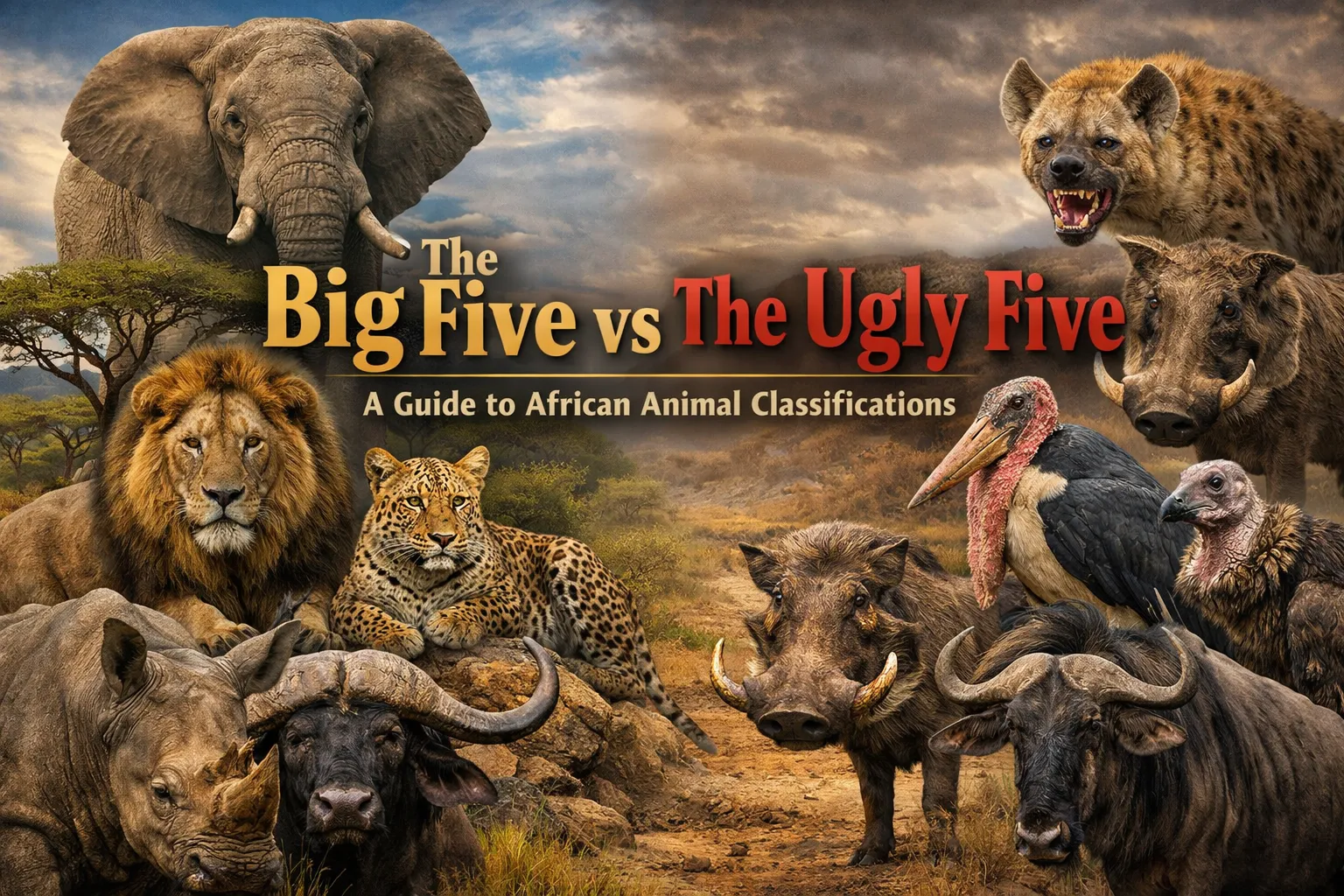 The Big Five vs the Ugly Five: A Guide to African Animal Classifications