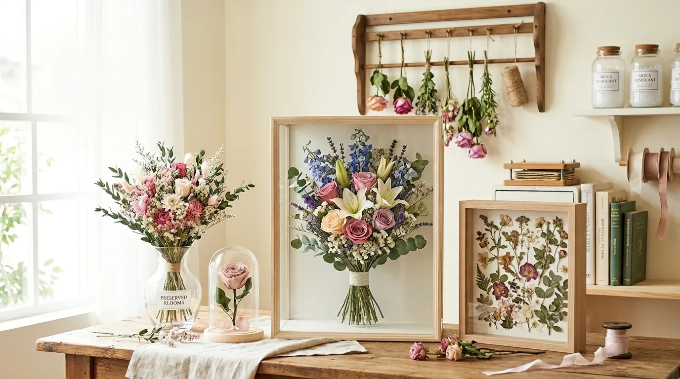 How to preserve flowers?