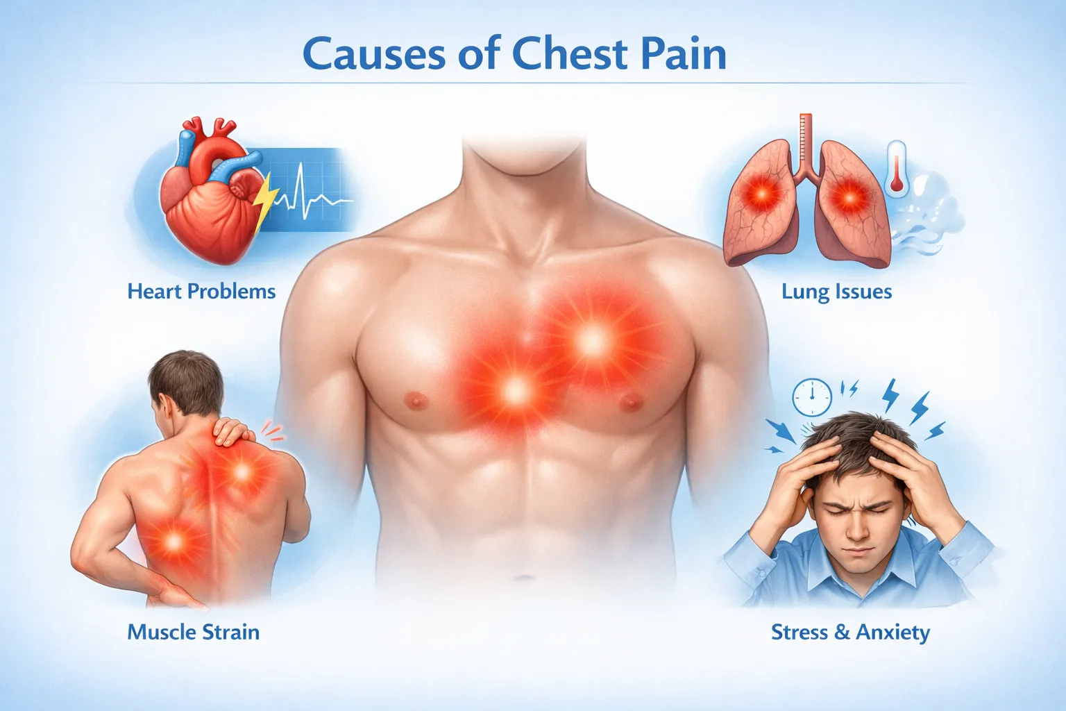 What are The Main Chest Pain Causes