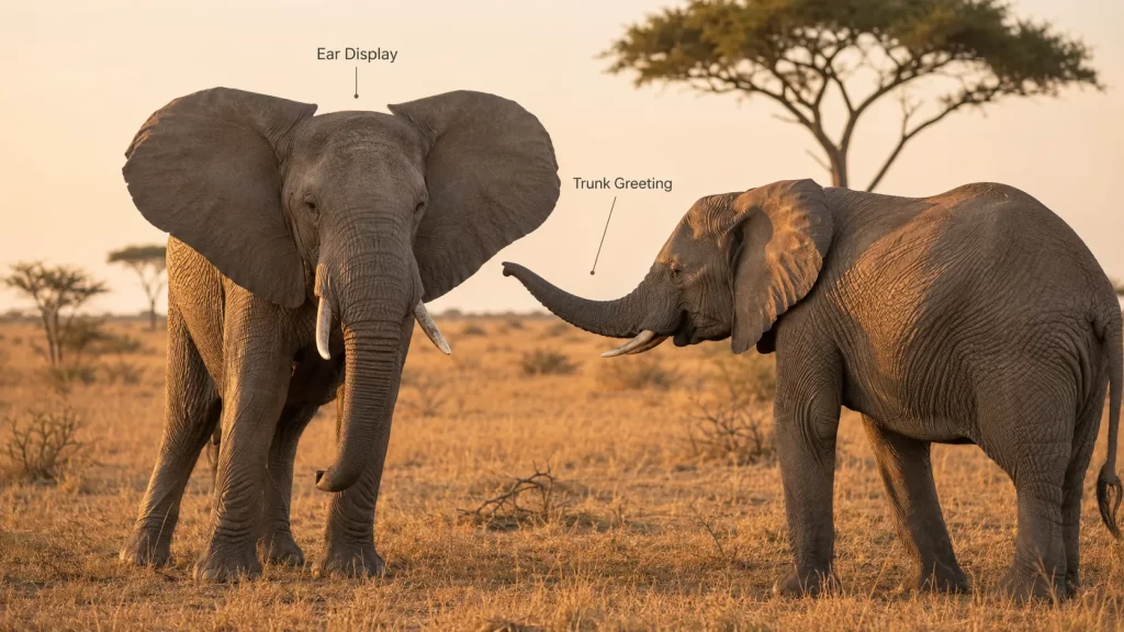 How Elephants Communicate: Infrasound, Rumbles & Body Language Explained 4 Elephant Body Language Reading the Signals