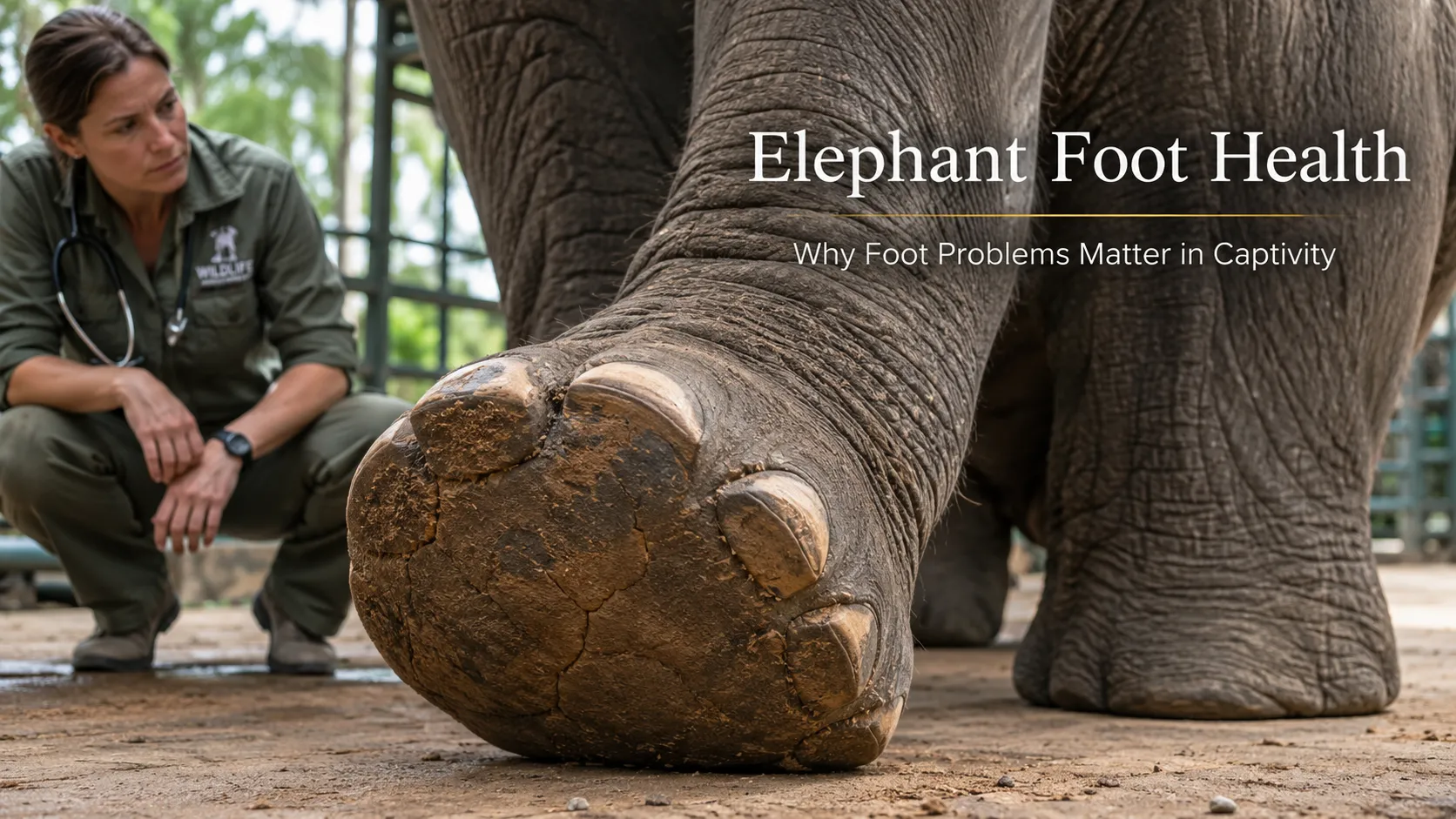 Elephant Foot Health: Why Foot Problems Are the #1 Killer of Captive Elephants