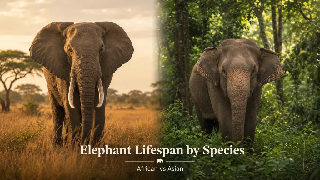 Elephant Lifespan by Species