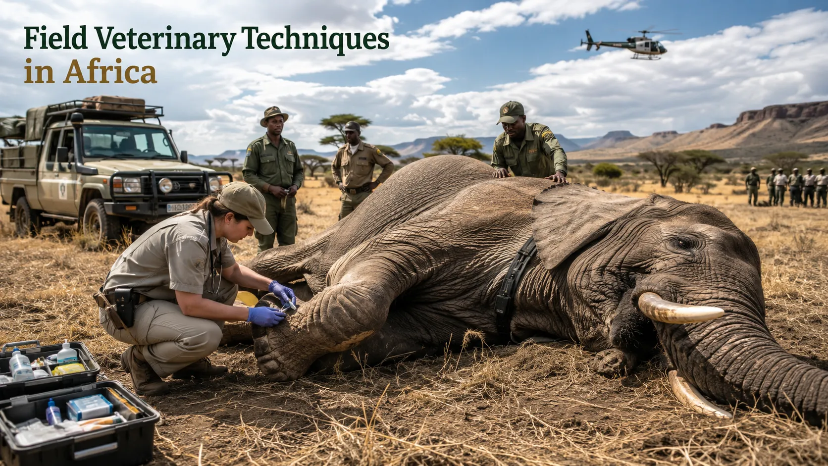 How Do Vets Treat Wild Animals? Field Veterinary Techniques in Africa