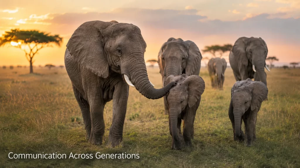 How Elephants Communicate: Infrasound, Rumbles & Body Language Explained 6 How Elephants Communicate Across Generations