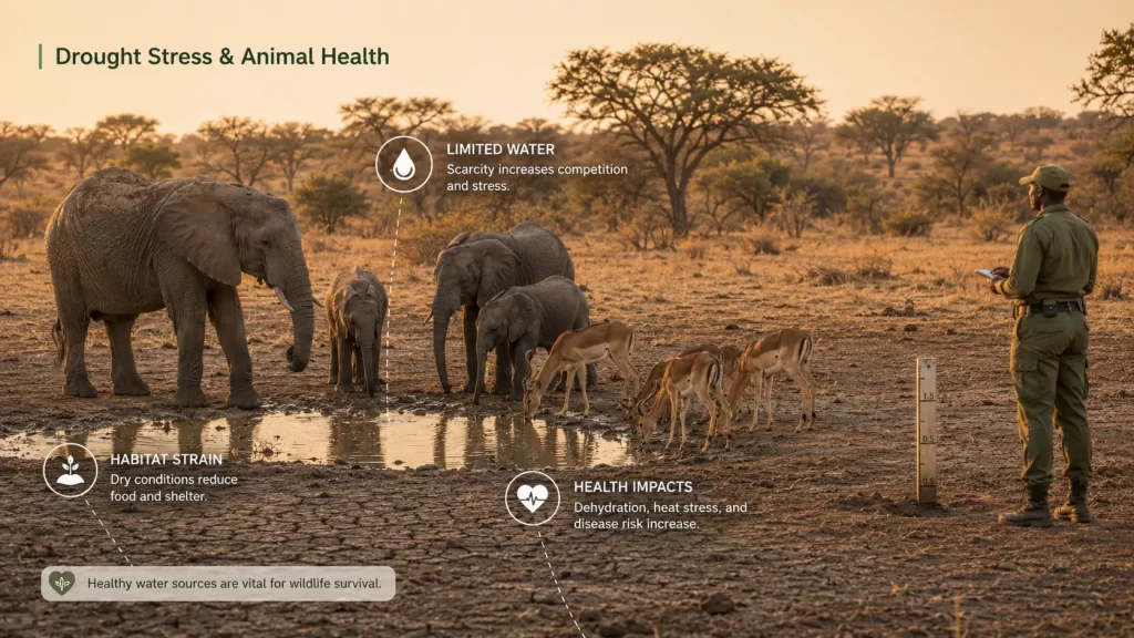 Nutrition, Drought, and Stress-Linked Illness