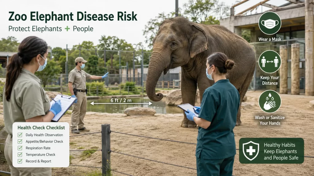 Elephant Tuberculosis: Causes, Symptoms & Conservation Implications 7 Public Health and Zoo Elephant Disease Risk