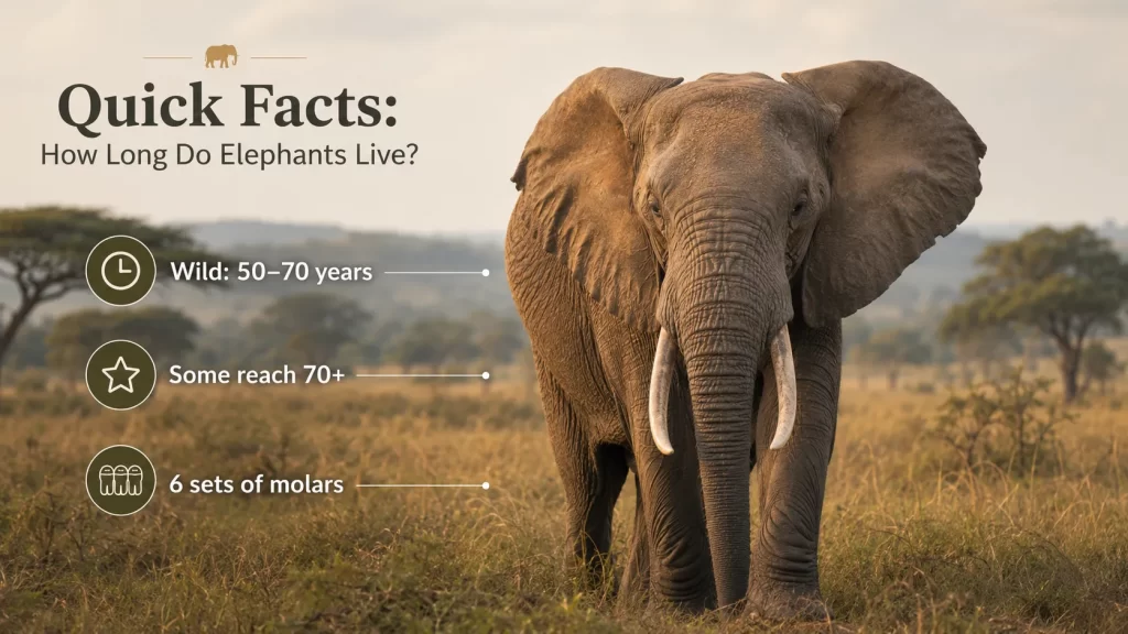 Quick Facts How Long Do Elephants Live