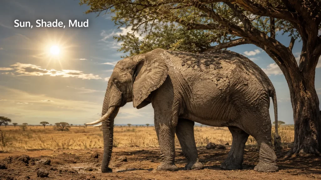 Elephant Skin Conditions: Sunburn, Parasites & Wound Healing in the Wild 3 Sunburn and Heat Stress in Elephant Skin Conditions