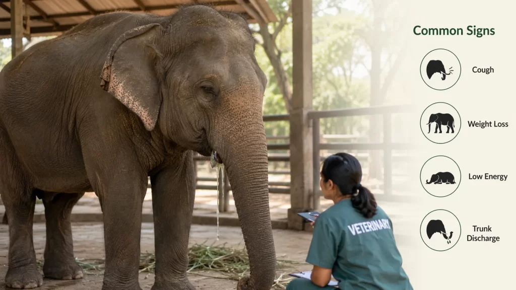 Elephant Tuberculosis: Causes, Symptoms & Conservation Implications 4 Symptoms of Elephant Tuberculosis