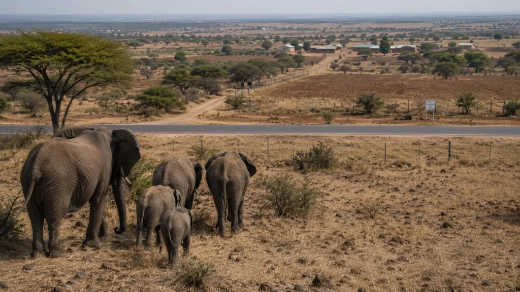 Threats Blocking Elephant Migration Routes