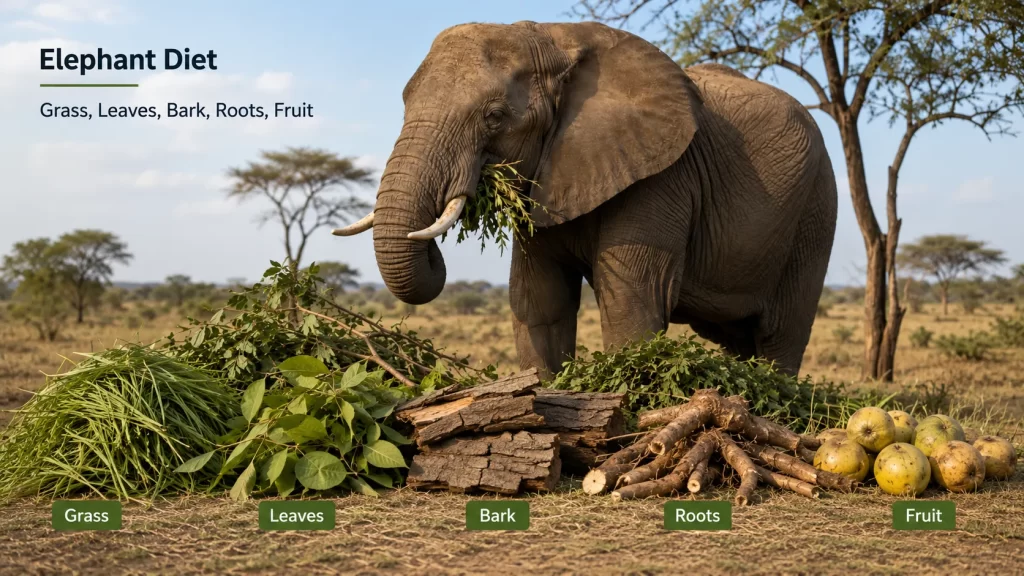 What Do Elephants Eat Every Day