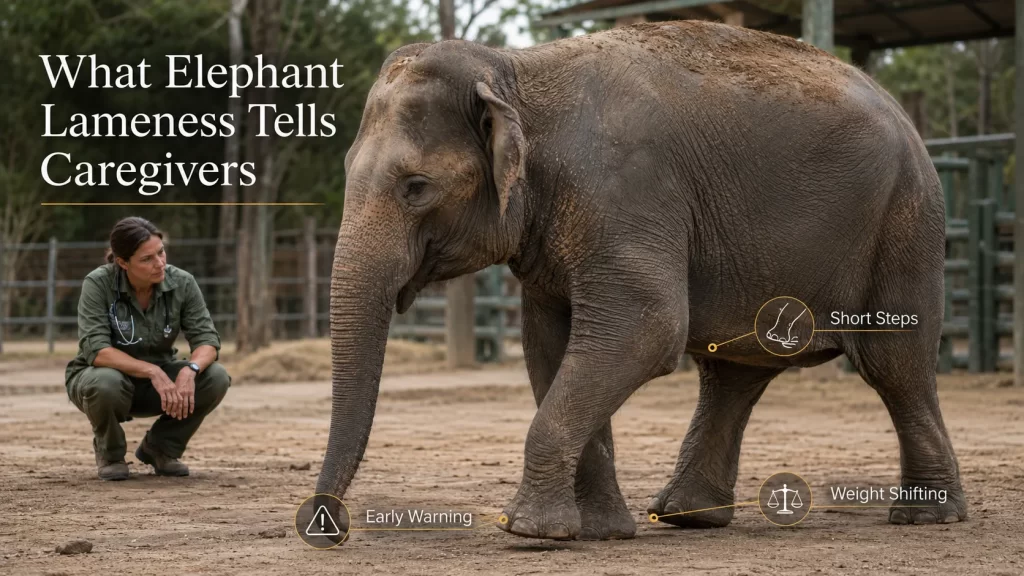 What Elephant Lameness Tells Caregivers