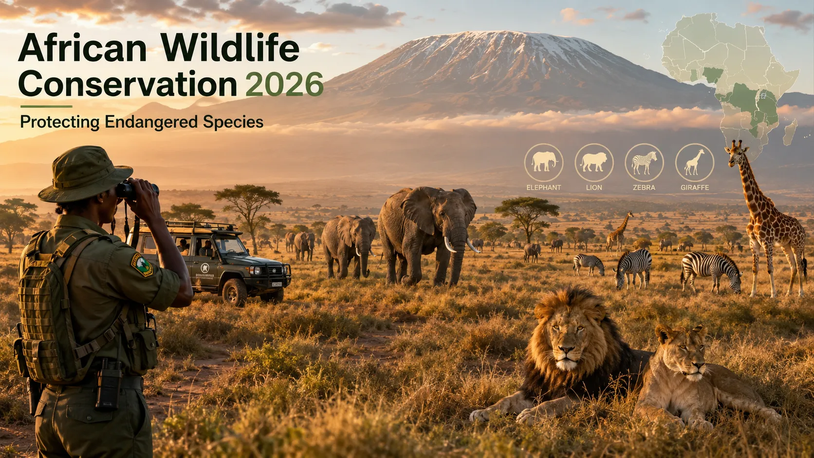 African Wildlife Conservation Complete Guide to Protecting Endangered Species in 2026