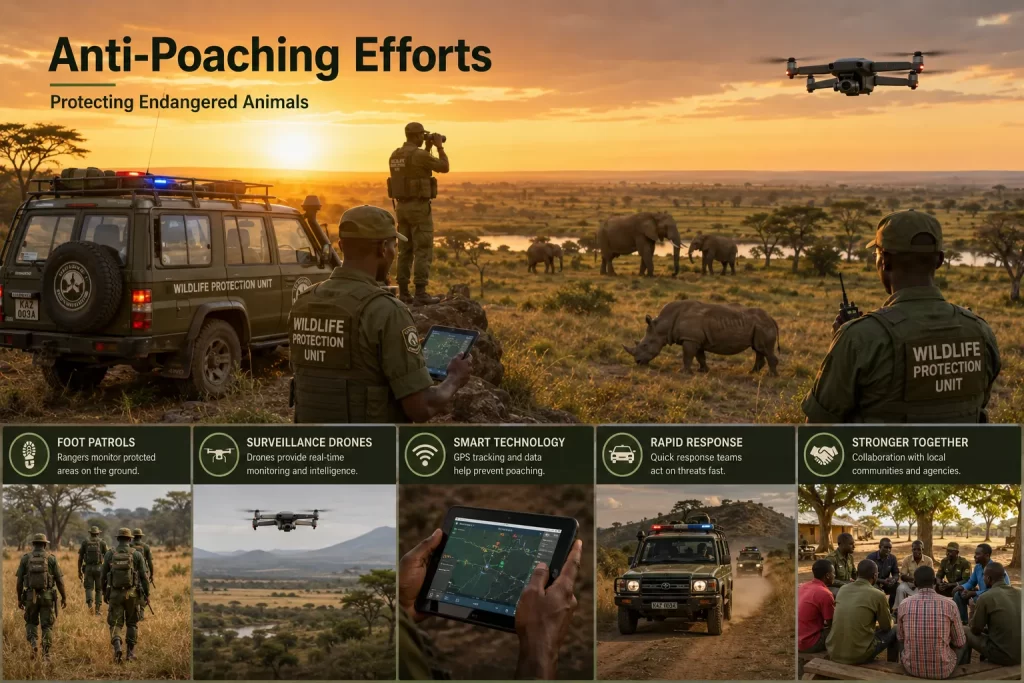 Anti-Poaching Efforts and Law Enforcement