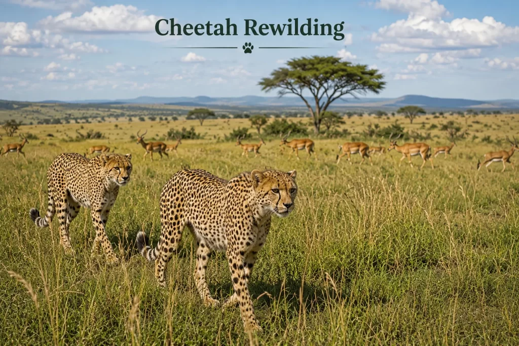 Cheetah Rewilding and Species Recovery