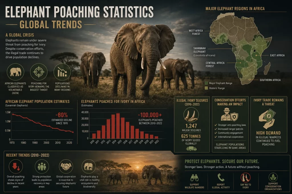 Elephant Poaching Statistics and Global Trends