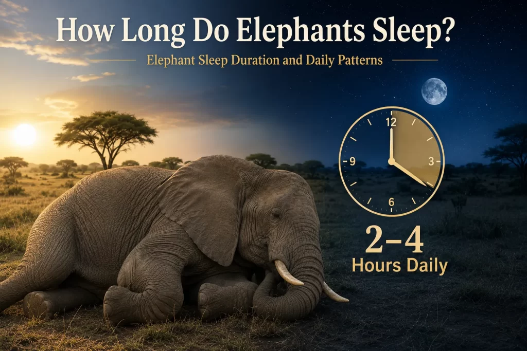 Elephant Sleep Duration and Daily Patterns