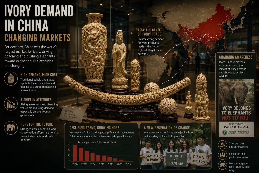 How Ivory Demand in China Influenced Elephant Poaching