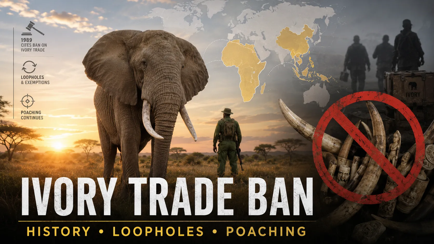 Ivory Trade Ban: History, Loopholes & Why Elephant Poaching Continues