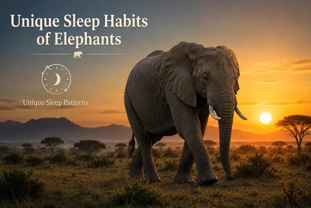 Why Elephant Sleep Patterns Are Unique