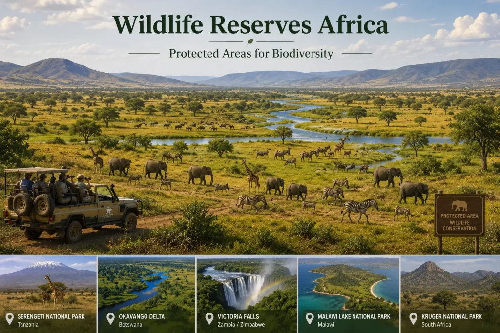 Wildlife Reserves Africa and Protected Areas